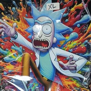 Colorful Graphic T-Shirt XL